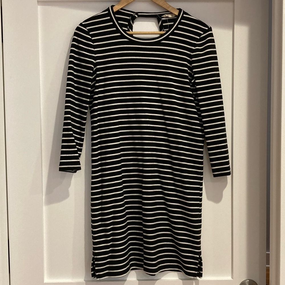 Madewell striped shift dress